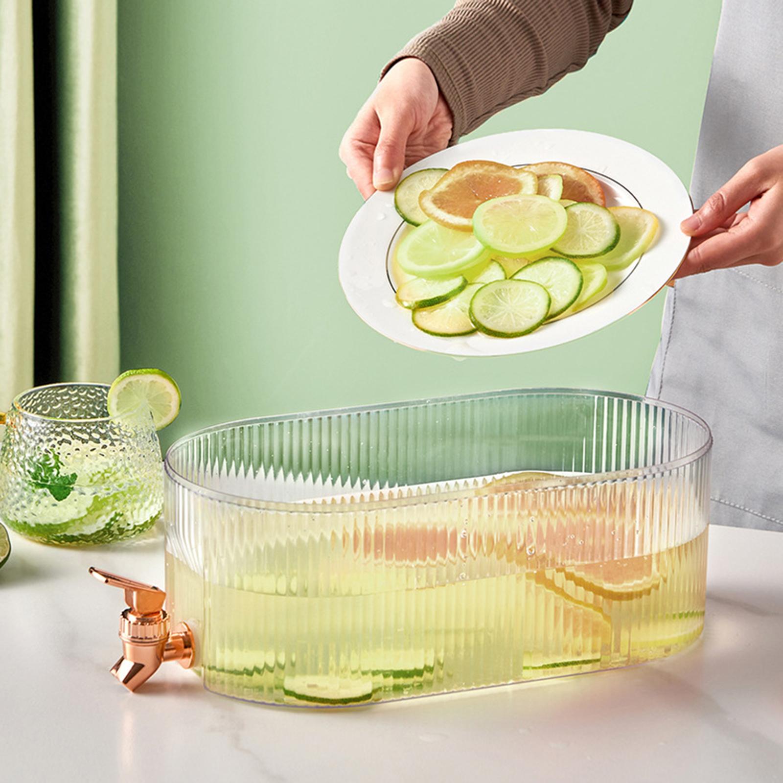 5.3LFridge Cold Kettle with Faucet Transparent Capacity Leakproof for Kitchen Refrigerator Milk Drinks Containers Large Jug зелёный
5.3LFridge Cold Kettle with Faucet Transparent Capacity Leakproof for Kitchen Refrigerator Milk Drinks Containers Large Jug зелёный