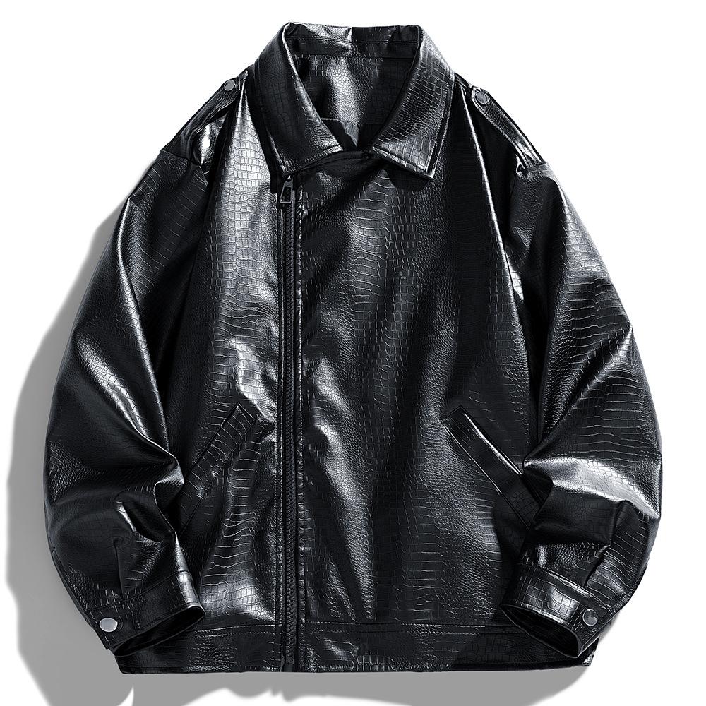 New Winter Trendy Simple Fashion Trendy Lapel Button Jacket Casual Leather Jacket for Men 4XL чёрный
New Winter Trendy Simple Fashion Trendy Lapel Button Jacket Casual Leather Jacket for Men 4XL чёрный