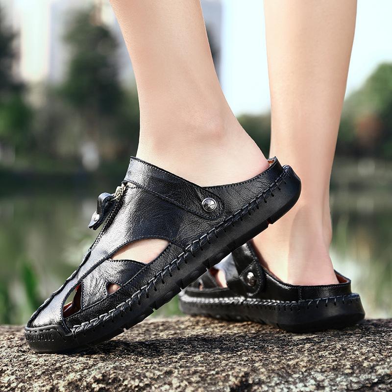 Large size outdoor beach shoes handmade bag head and feet two hole shoes half slippers cool Shoes 38 чёрный
Large size outdoor beach shoes handmade bag head and feet two hole shoes half slippers cool Shoes 38 чёрный