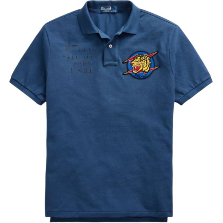 Polo Ralph Lauren Tiger Embroidered Pullover Short Sleeve Polo Shirt Men polo shirts Navy-Blue 710798087-001 XS
Polo Ralph Lauren Tiger Embroidered Pullover Short Sleeve Polo Shirt Men polo shirts Navy-Blue 710798087-001 XS