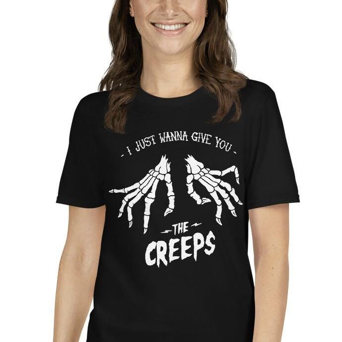 Gothic Goth Nugoth Injust Wanna Give You The Creeps T-Shirt 2XL
Gothic Goth Nugoth Injust Wanna Give You The Creeps T-Shirt 2XL