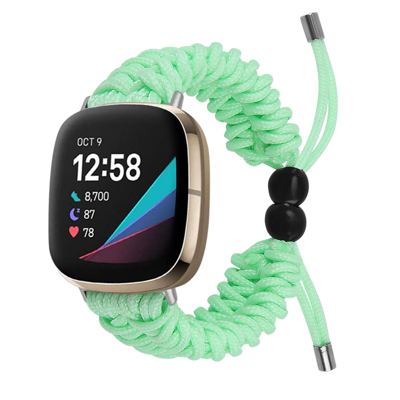 New Style Braided Rope Adjustable Watchband Replacement for Fitbit Versa 3/Sense Green
New Style Braided Rope Adjustable Watchband Replacement for Fitbit Versa 3/Sense Green