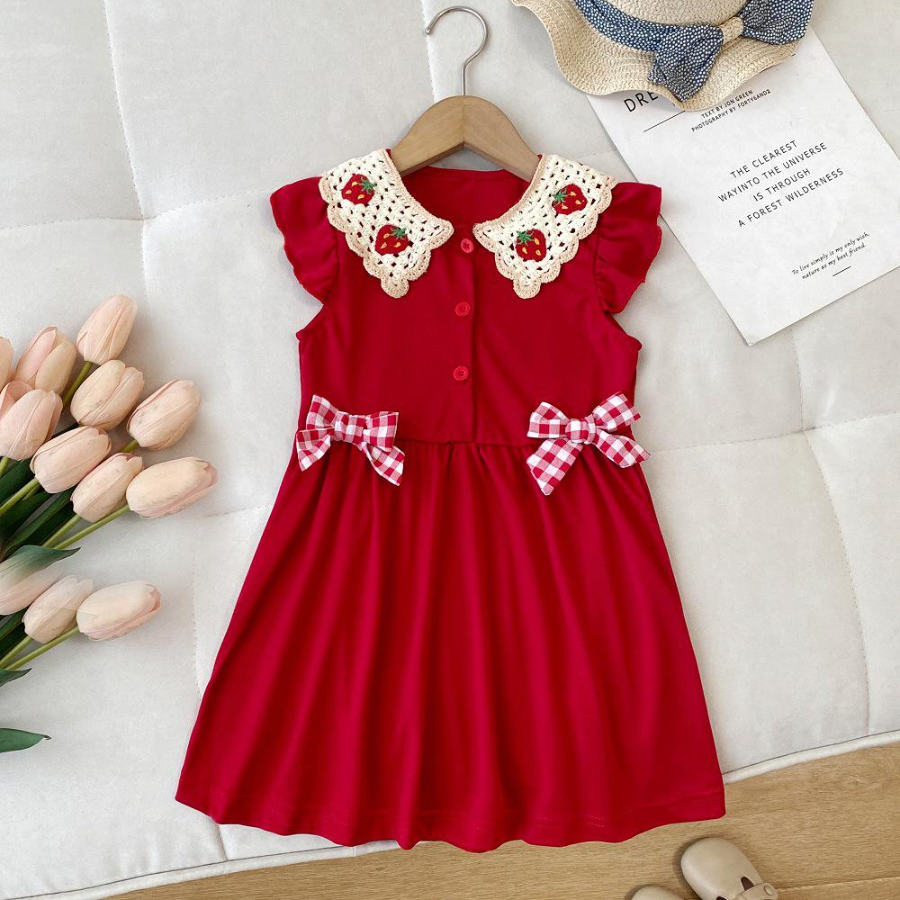 Red Strawberry Princess Dress with Flutter Sleeves for European and American Girls 5Y/120 красный
Red Strawberry Princess Dress with Flutter Sleeves for European and American Girls 5Y/120 красный