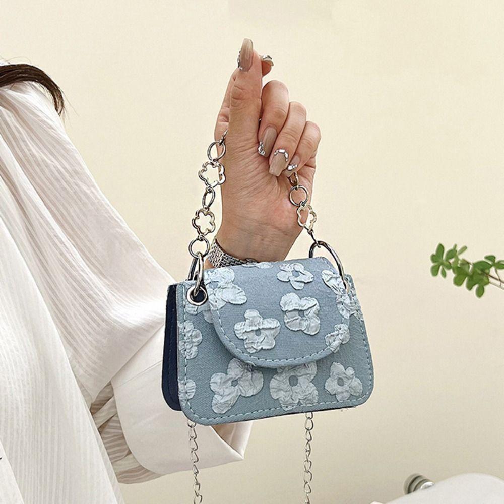 Корейский стиль, кружевная сумка с цветочной цепочкой, металлическая цепочка, мини-сумка через плечо, маленькая сумка-мессенджер, подарок
Корейский стиль, кружевная сумка с цветочной цепочкой, металлическая цепочка, мини-сумка через плечо, маленькая сумка-мессенджер, подарок