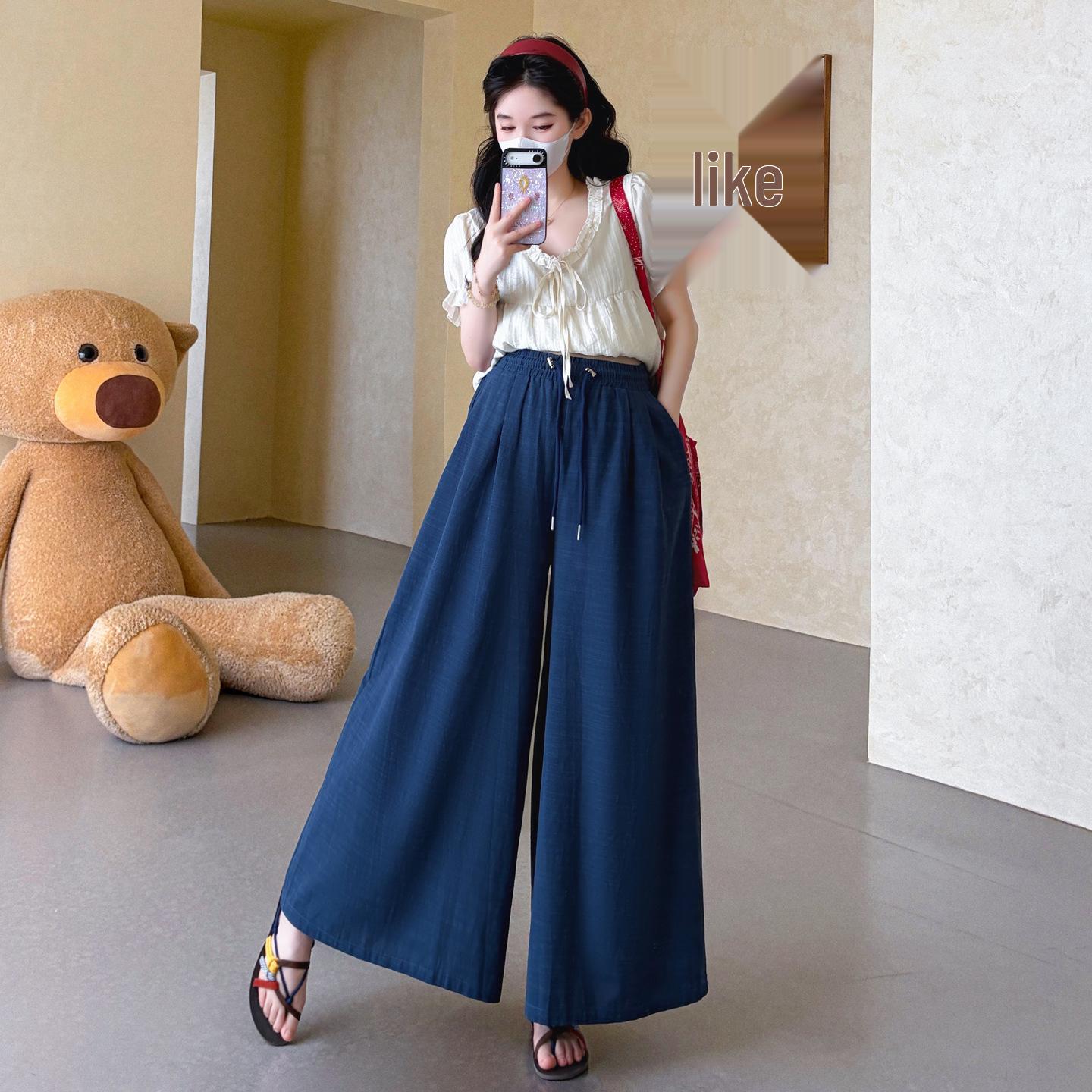 2026 Summer Maternity Lace Patchwork Top with Pig Nose Buckle Wide-Leg Pants Medium
2026 Summer Maternity Lace Patchwork Top with Pig Nose Buckle Wide-Leg Pants Medium
