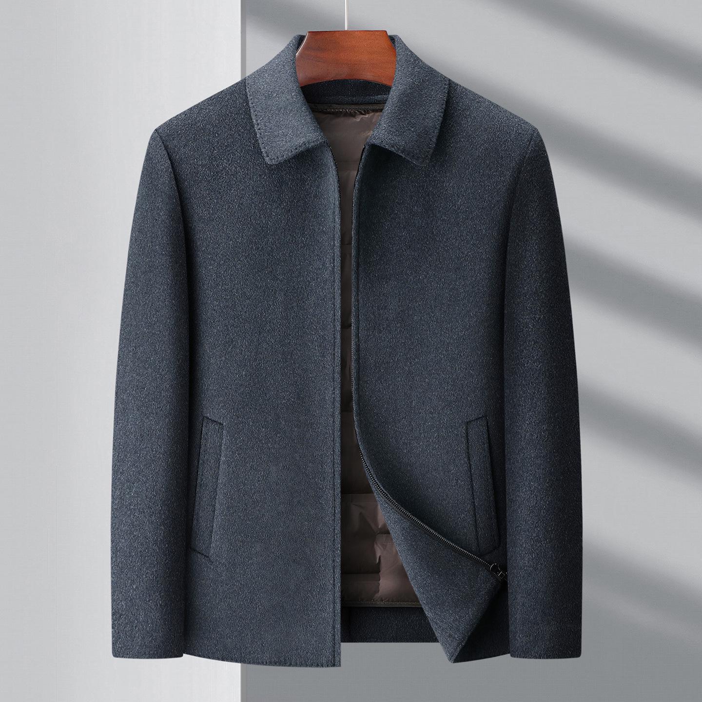 Брендове чоловіче вовняне пальто Осінь/Зима 2025 - Лацкан, Знімна пухова підкладка, Двостороннє вовняне пальто. 190 сірий колір
Брендове чоловіче вовняне пальто Осінь/Зима 2025 - Лацкан, Знімна пухова підкладка, Двостороннє вовняне пальто. 190 сірий колір