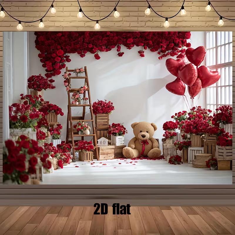 2D Romantic Red Rose Backdrop - Wedding Photography Background for Party 47.2x31.5inch/120*80cm
2D Romantic Red Rose Backdrop - Wedding Photography Background for Party 47.2x31.5inch/120*80cm
