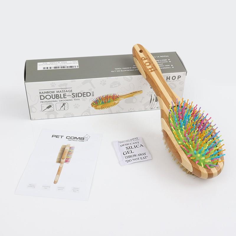 Pet Grooming Tool Bamboo Dog Brush Double-sided Multifunction Pet Grooming Massage Comb Durable Soft Dogs Comb Dogs Hair зелёный
Pet Grooming Tool Bamboo Dog Brush Double-sided Multifunction Pet Grooming Massage Comb Durable Soft Dogs Comb Dogs Hair зелёный