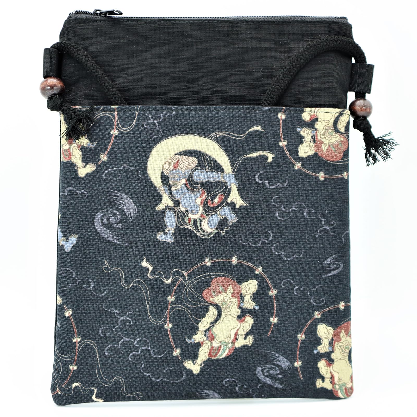 Maruzen Shoulder Bag Pochette Fujin Raijin Made in Japan Black x 22 x Approx. 26.5 1.5cm чорний
Maruzen Shoulder Bag Pochette Fujin Raijin Made in Japan Black x 22 x Approx. 26.5 1.5cm чорний