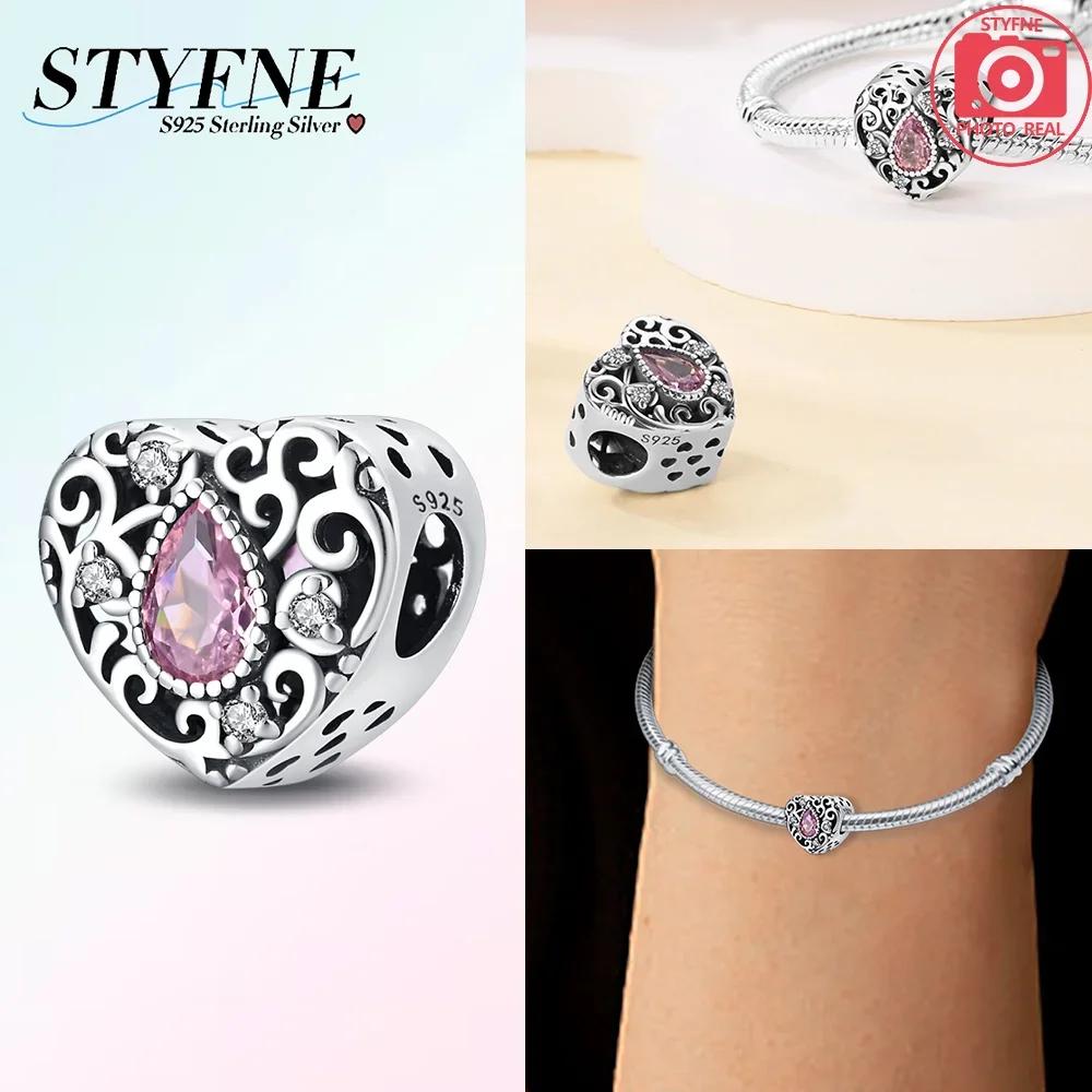 Original Colored Pink Dream-Catching Net Heart Zircon Pendant Beads Fit Bracelet Copper Women Diy Delicate Gift Accessory
Original Colored Pink Dream-Catching Net Heart Zircon Pendant Beads Fit Bracelet Copper Women Diy Delicate Gift Accessory