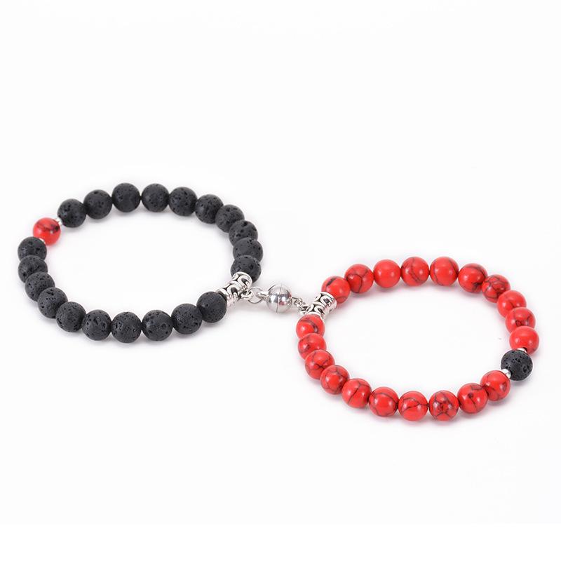 JYL TS Bracelet Magnetic Love Stone Beads Enhances Affection & Connection Lava red turquoise великий dip o ruby кольору
JYL TS Bracelet Magnetic Love Stone Beads Enhances Affection & Connection Lava red turquoise великий dip o ruby кольору