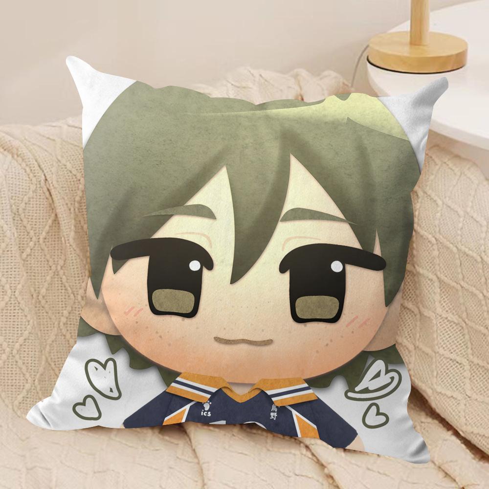 HHaikyuu Anime Role Cushion Cover Silky Short Plush Invisible Zipper Dustproof Sofa Pillow Case For Home Decor 30x30cm
HHaikyuu Anime Role Cushion Cover Silky Short Plush Invisible Zipper Dustproof Sofa Pillow Case For Home Decor 30x30cm