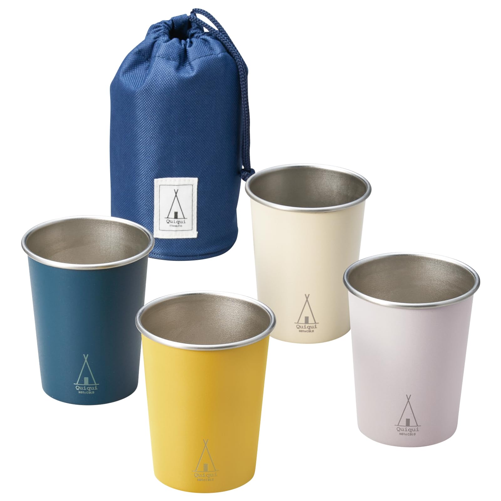 OGURA Outdoor Stainless Steel Set of 250ml Camping with Storage Pouch Cups, 4, Tumblers, Stackable,
OGURA Outdoor Stainless Steel Set of 250ml Camping with Storage Pouch Cups, 4, Tumblers, Stackable,