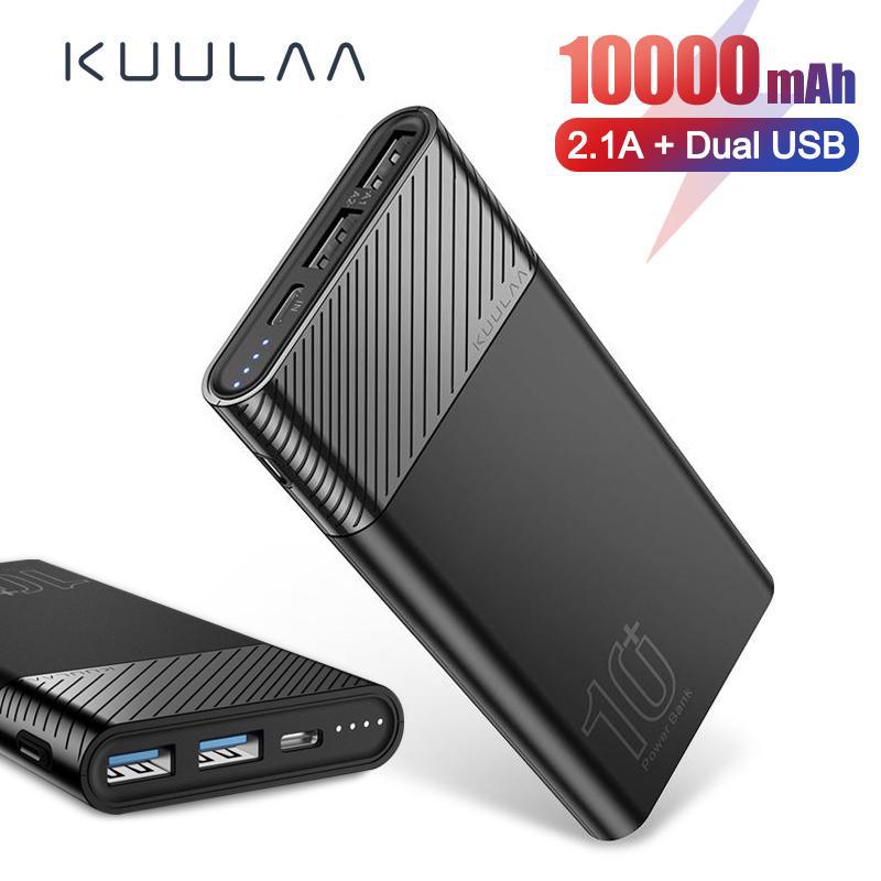 KUULAA Power Bank 10000 мАч Портативный Внешний аккумулятор Двойной USB Зарядка Powebank для Xiaomi Huawei iphone samsung
KUULAA Power Bank 10000 мАч Портативный Внешний аккумулятор Двойной USB Зарядка Powebank для Xiaomi Huawei iphone samsung