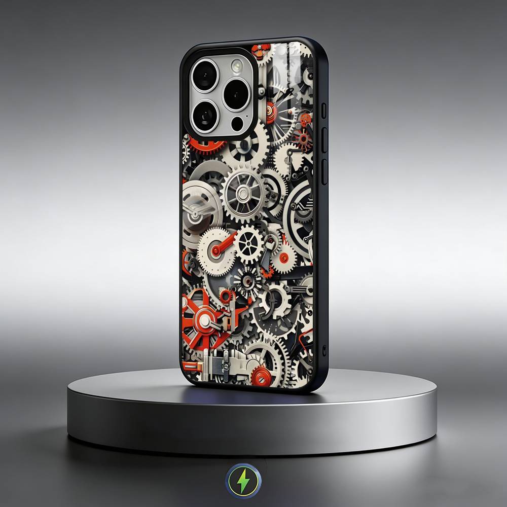 Chromatic Gear pattern Phone Case For iPhone17,16,15,14,13,12,11 Plus,Pro Max Magnetic For Magsafe Wireless Charging iPhone15
Chromatic Gear pattern Phone Case For iPhone17,16,15,14,13,12,11 Plus,Pro Max Magnetic For Magsafe Wireless Charging iPhone15