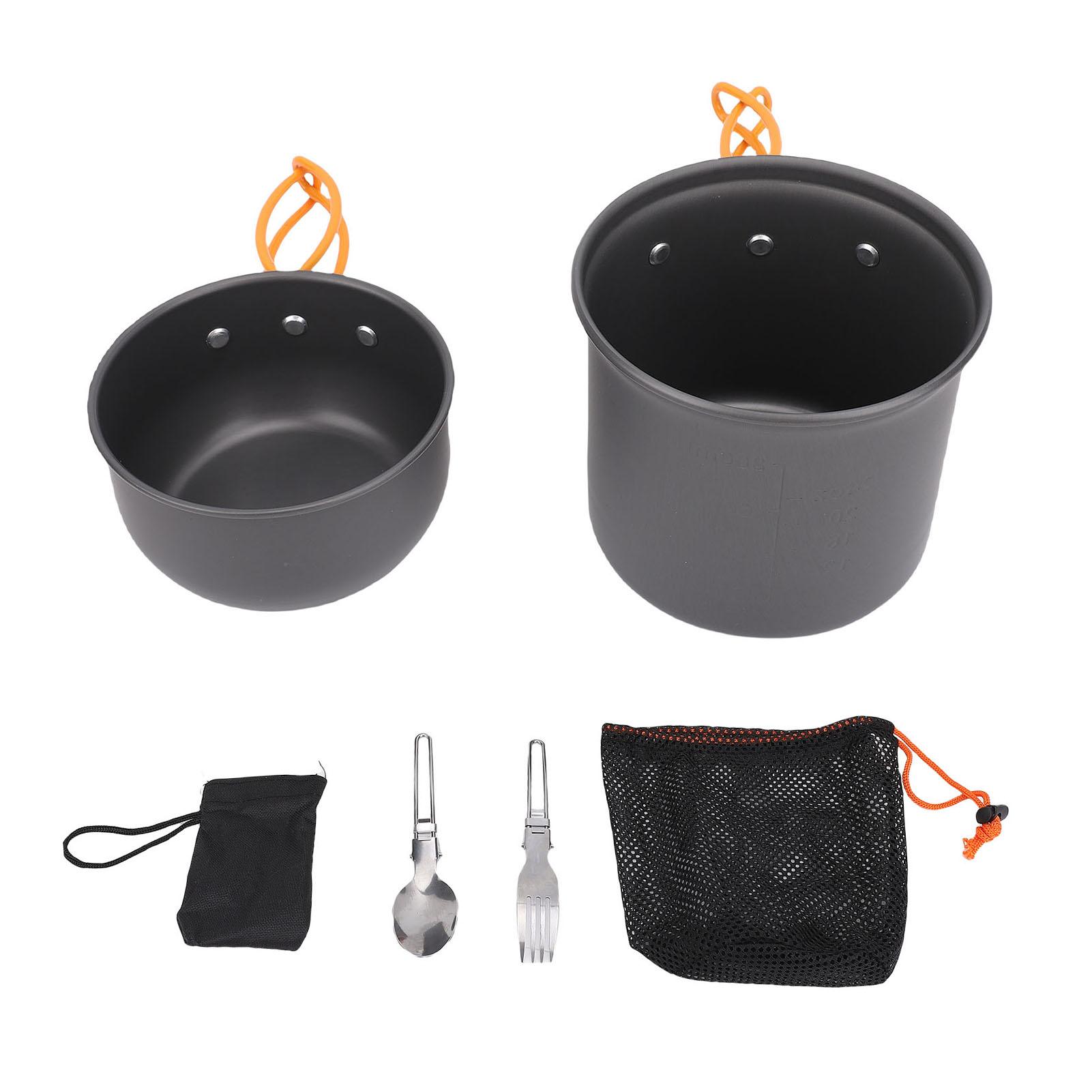 Camping Cookware Kit Aluminum Alloy Camping Pots Portable Picnic Stove Cookware Set for 1-2 People L(for 6.5-9kg)
Camping Cookware Kit Aluminum Alloy Camping Pots Portable Picnic Stove Cookware Set for 1-2 People L(for 6.5-9kg)