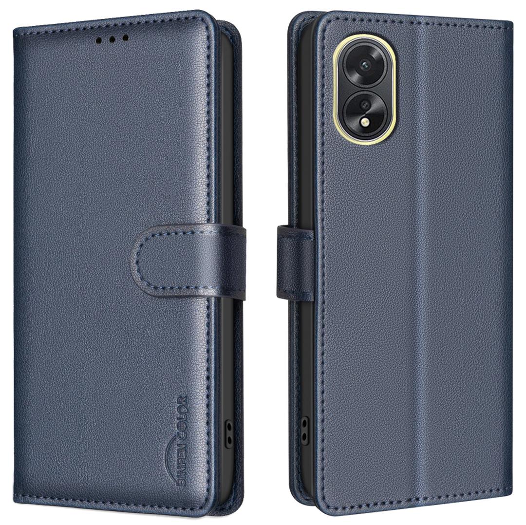 BINFEN COLOR BF32 For Oppo A38 4G/A18 4G RFID Blocking Phone Case Wallet Litchi Texture PU Leather Phone Cover Blue
BINFEN COLOR BF32 For Oppo A38 4G/A18 4G RFID Blocking Phone Case Wallet Litchi Texture PU Leather Phone Cover Blue