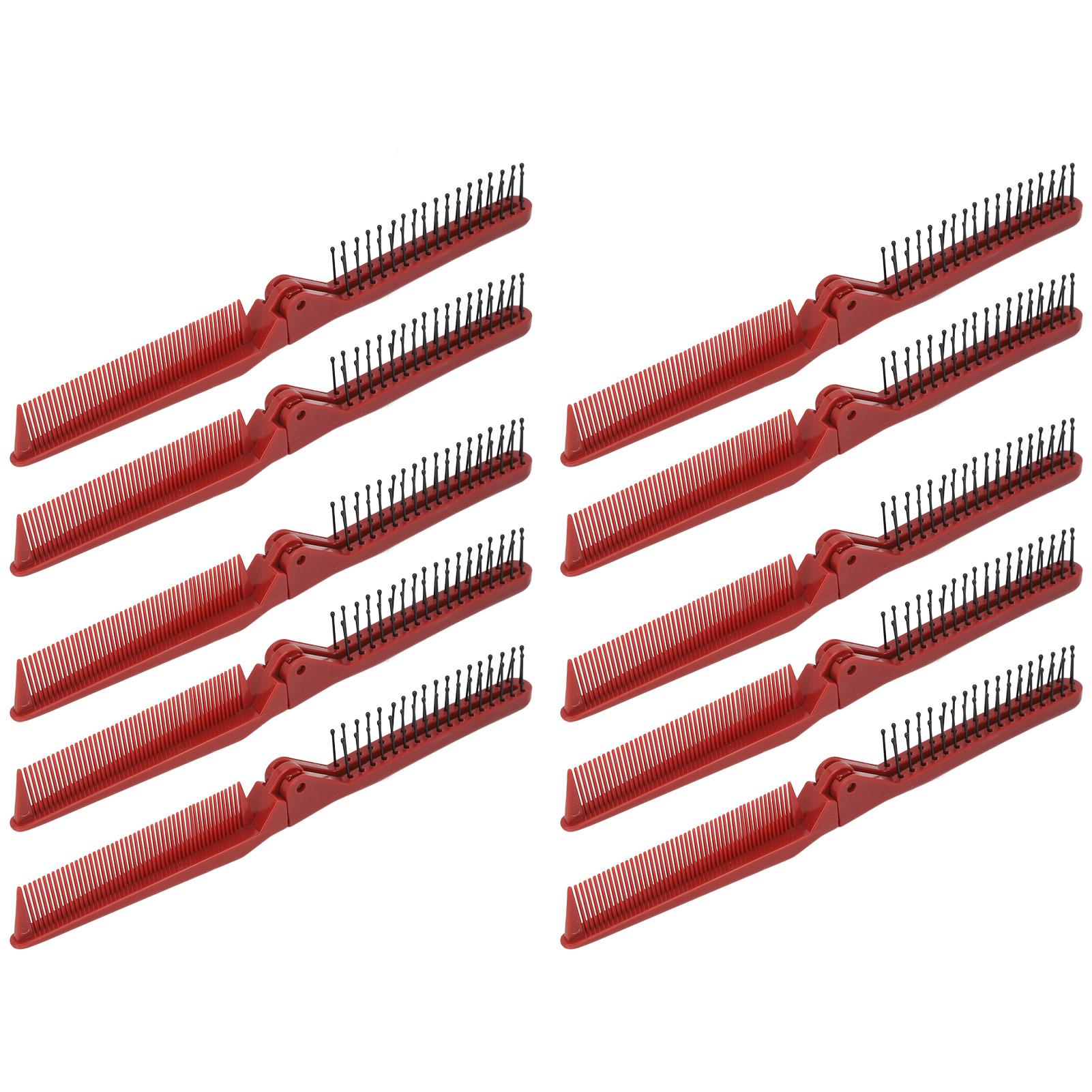 10pcs Travel Folding Hair Comb Portable Delicacy Comfortable Ergonomic Handle Hairdressing Comb
10pcs Travel Folding Hair Comb Portable Delicacy Comfortable Ergonomic Handle Hairdressing Comb