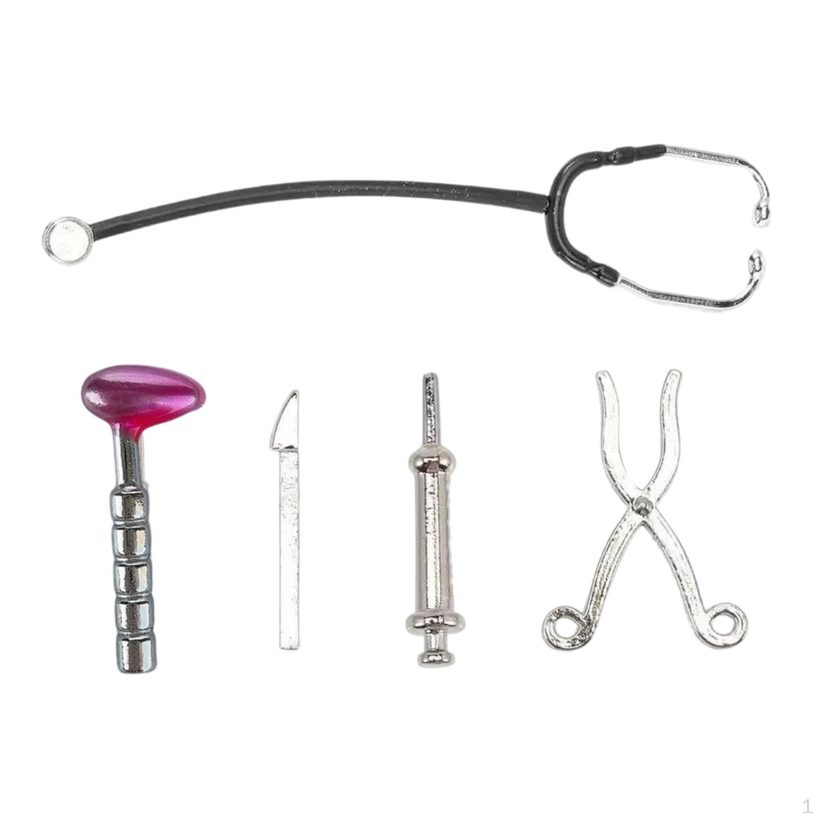 1/12 Dollhouse Mini Stethoscope Care Tools Role Playing DIY Kids Toy Realistic Doll House
1/12 Dollhouse Mini Stethoscope Care Tools Role Playing DIY Kids Toy Realistic Doll House