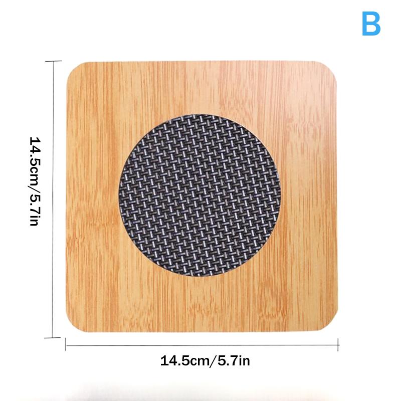 Fine Workmanship Wooden Heat Pad With Anti-Slip Mat Round Square Coasters Waterproof Anti-Slip Pot Holder Kitchen Kitchenware B
Fine Workmanship Wooden Heat Pad With Anti-Slip Mat Round Square Coasters Waterproof Anti-Slip Pot Holder Kitchen Kitchenware B