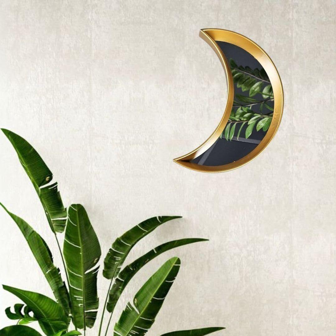 1 Pcs Moon Round Shape Fiber Wall Mirror with Acrylic Golden Aesthetic Frame with Hook for Hanging On Walls
1 Pcs Moon Round Shape Fiber Wall Mirror with Acrylic Golden Aesthetic Frame with Hook for Hanging On Walls