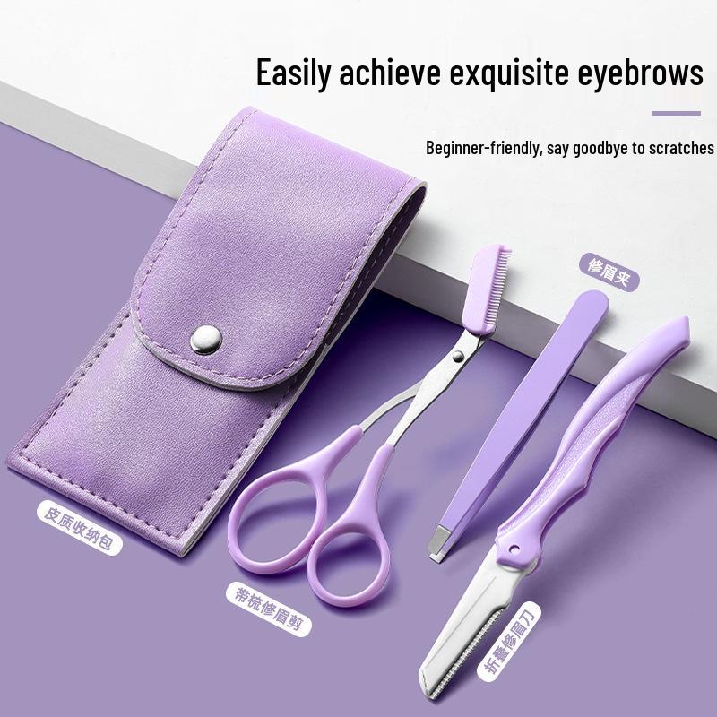 Набор для придания формы бровям: Макро Бритва, Ножницы из нержавеющей стали, Расческа и Ножницы двойного назначения
Набор для придания формы бровям: Макро Бритва, Ножницы из нержавеющей стали, Расческа и Ножницы двойного назначения