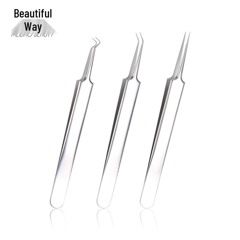 Stainless Steel Blackhead Remover Set with Slanted Tip Tweezers and Acne Needle Single Curved Tip (Loose Bag)
Stainless Steel Blackhead Remover Set with Slanted Tip Tweezers and Acne Needle Single Curved Tip (Loose Bag)