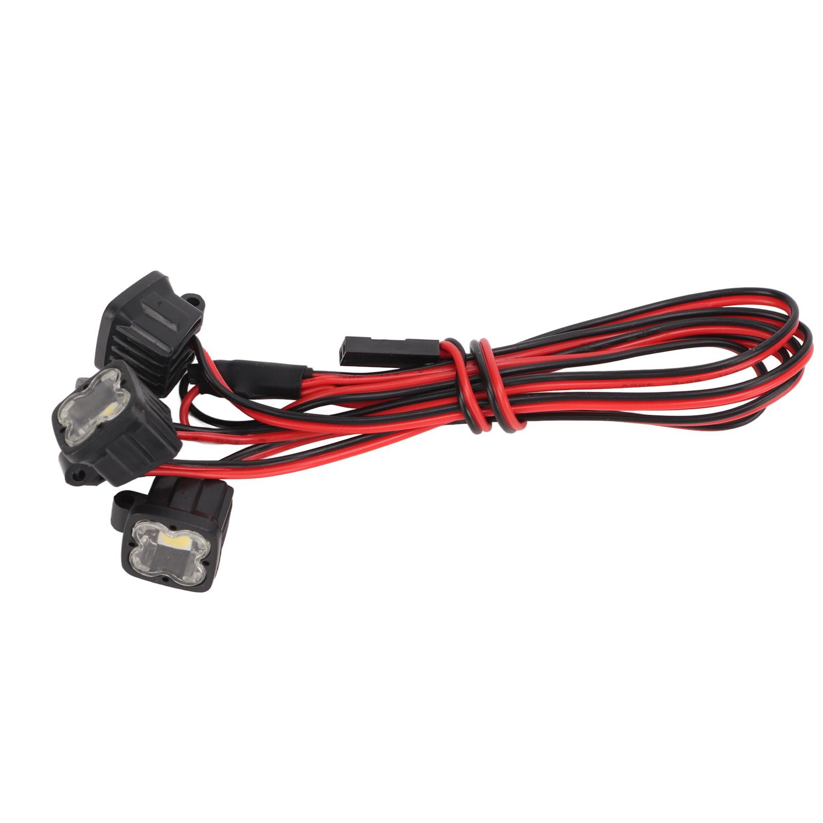 RC Headlight Universal 57.4V 4LED White Light RC LED Headlights RC LED Lights With Plastic Shell for 1/10 RC Crawler
RC Headlight Universal 57.4V 4LED White Light RC LED Headlights RC LED Lights With Plastic Shell for 1/10 RC Crawler