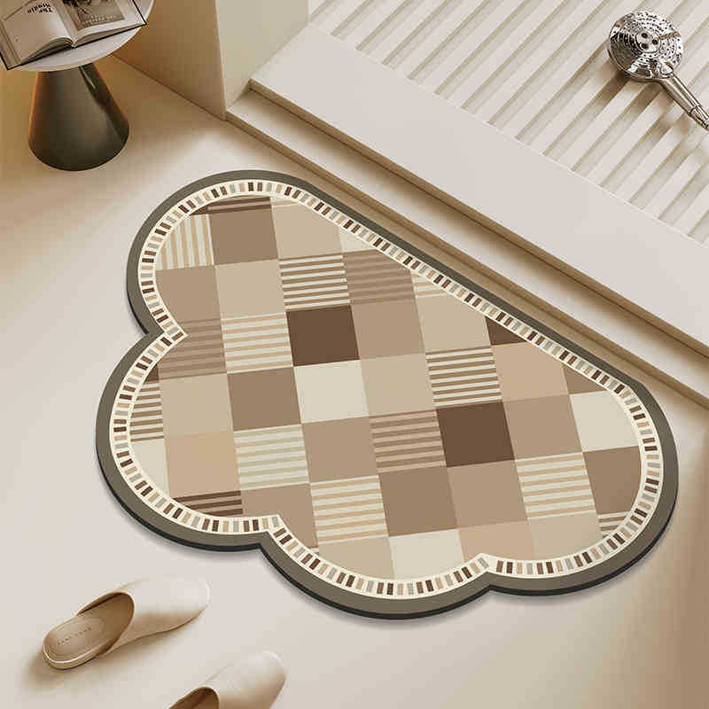 French Diatom Mud Floor Mat, Quick-Drying Floor Mat At The Door Of The Bathroom, Non-Slip And Easy-To-Take-Care Floor Mat For Household Shower Room 50*80cm
French Diatom Mud Floor Mat, Quick-Drying Floor Mat At The Door Of The Bathroom, Non-Slip And Easy-To-Take-Care Floor Mat For Household Shower Room 50*80cm