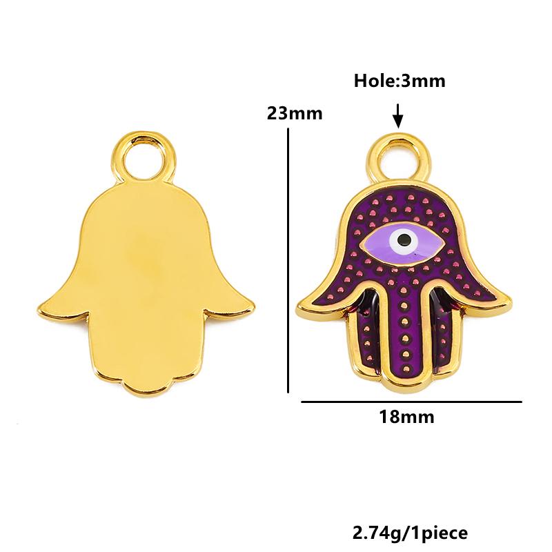 3pcs Stainless Steel Palm Eyes Charm Enamel Evil Eye Pendants for Jewelry Making DIY Women Earring Necklace Jewelry Accessories
3pcs Stainless Steel Palm Eyes Charm Enamel Evil Eye Pendants for Jewelry Making DIY Women Earring Necklace Jewelry Accessories