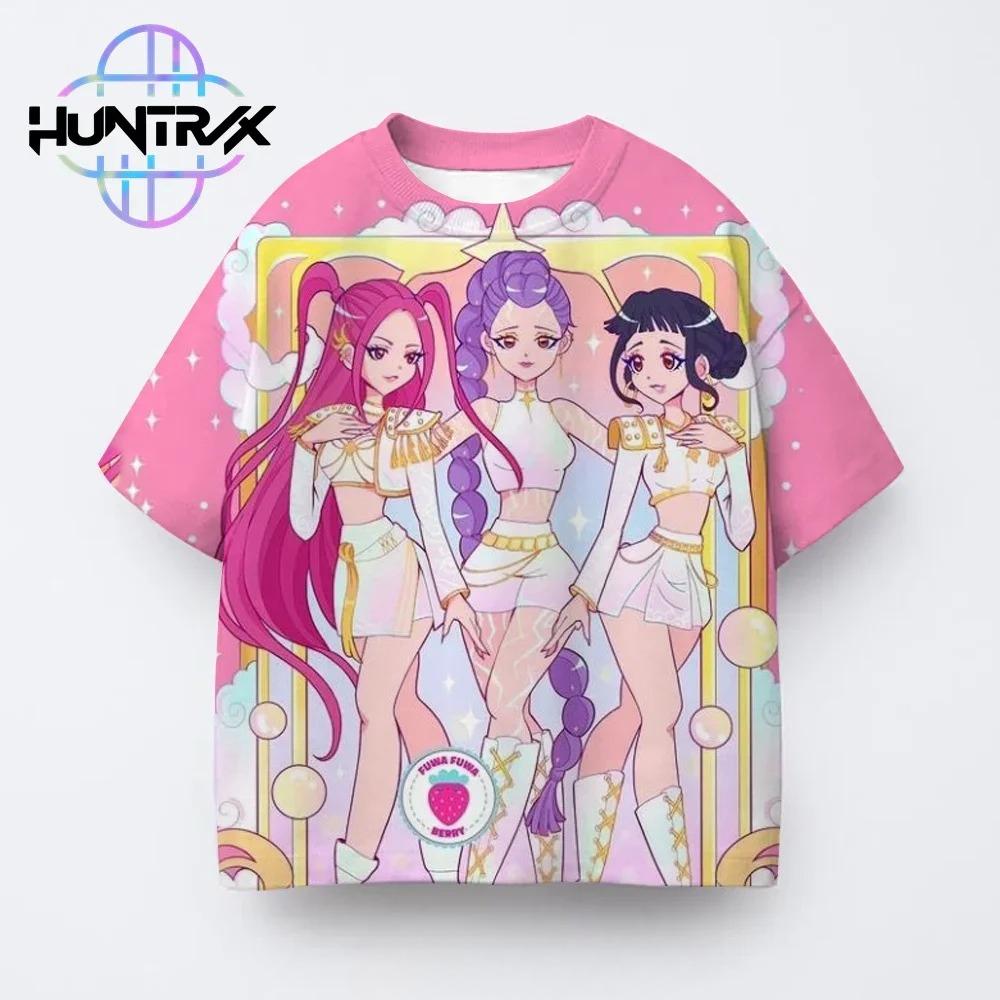 Kpop Demon Hunter 3D Cartton Boy Girl T-shirt Sport Street Casual Hip-hop Harajuku Y2K Children Short Sleeve Clothing Summer Top 160
Kpop Demon Hunter 3D Cartton Boy Girl T-shirt Sport Street Casual Hip-hop Harajuku Y2K Children Short Sleeve Clothing Summer Top 160