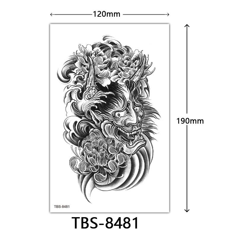 Водостойкая тату-наклейка, тату-наклейка с тотемным персонажем тату 120*190mm
Водостойкая тату-наклейка, тату-наклейка с тотемным персонажем тату 120*190mm