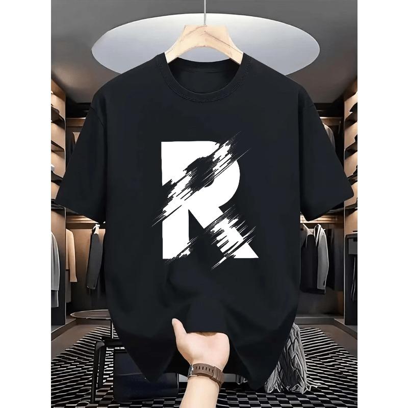 European sizes Men S T-Shirt | Letter R Brush Stroke Theme Art Print | Commuter Fabric | Regular Comfort Fit | Casual Urban Style M чёрный
European sizes Men S T-Shirt | Letter R Brush Stroke Theme Art Print | Commuter Fabric | Regular Comfort Fit | Casual Urban Style M чёрный