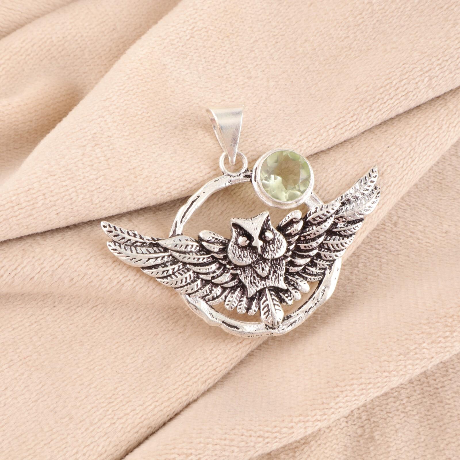 Green Amethyst Gemstone 925 Solid Silver Jewelry Handmade Necklace Pendant 1.48 CP-17-37
Green Amethyst Gemstone 925 Solid Silver Jewelry Handmade Necklace Pendant 1.48 CP-17-37