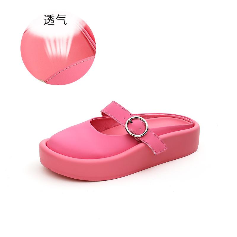 Genuine leather bag head slippers women s 2025 summer new women s slippers outer wear women s fashion half-drag versatile cool slippers women 39 розовый
Genuine leather bag head slippers women s 2025 summer new women s slippers outer wear women s fashion half-drag versatile cool slippers women 39 розовый