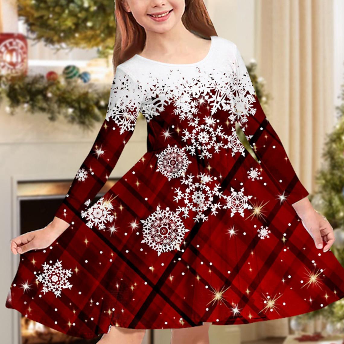 Весеннее повседневное платье для девочек с 3D красивым принтом снежинок, круглым вырезом и длинными рукавами, детское платье принцессы
Весеннее повседневное платье для девочек с 3D красивым принтом снежинок, круглым вырезом и длинными рукавами, детское платье принцессы