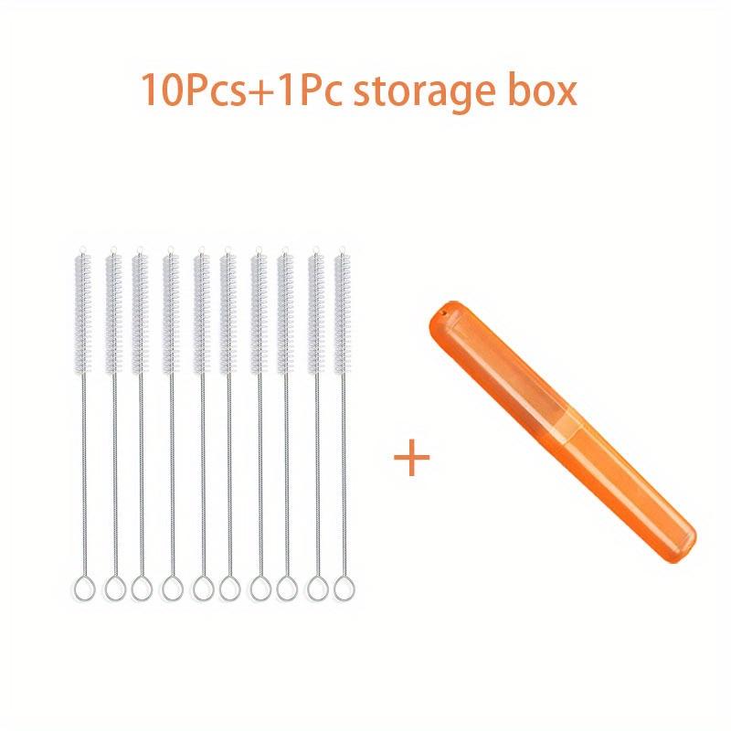 Straw Brushes 10pcs/1 Storage Box/Ultra-long Cleaning Brush Set for Large Cups/Baby Straw Cups/Bottles Etc
Straw Brushes 10pcs/1 Storage Box/Ultra-long Cleaning Brush Set for Large Cups/Baby Straw Cups/Bottles Etc