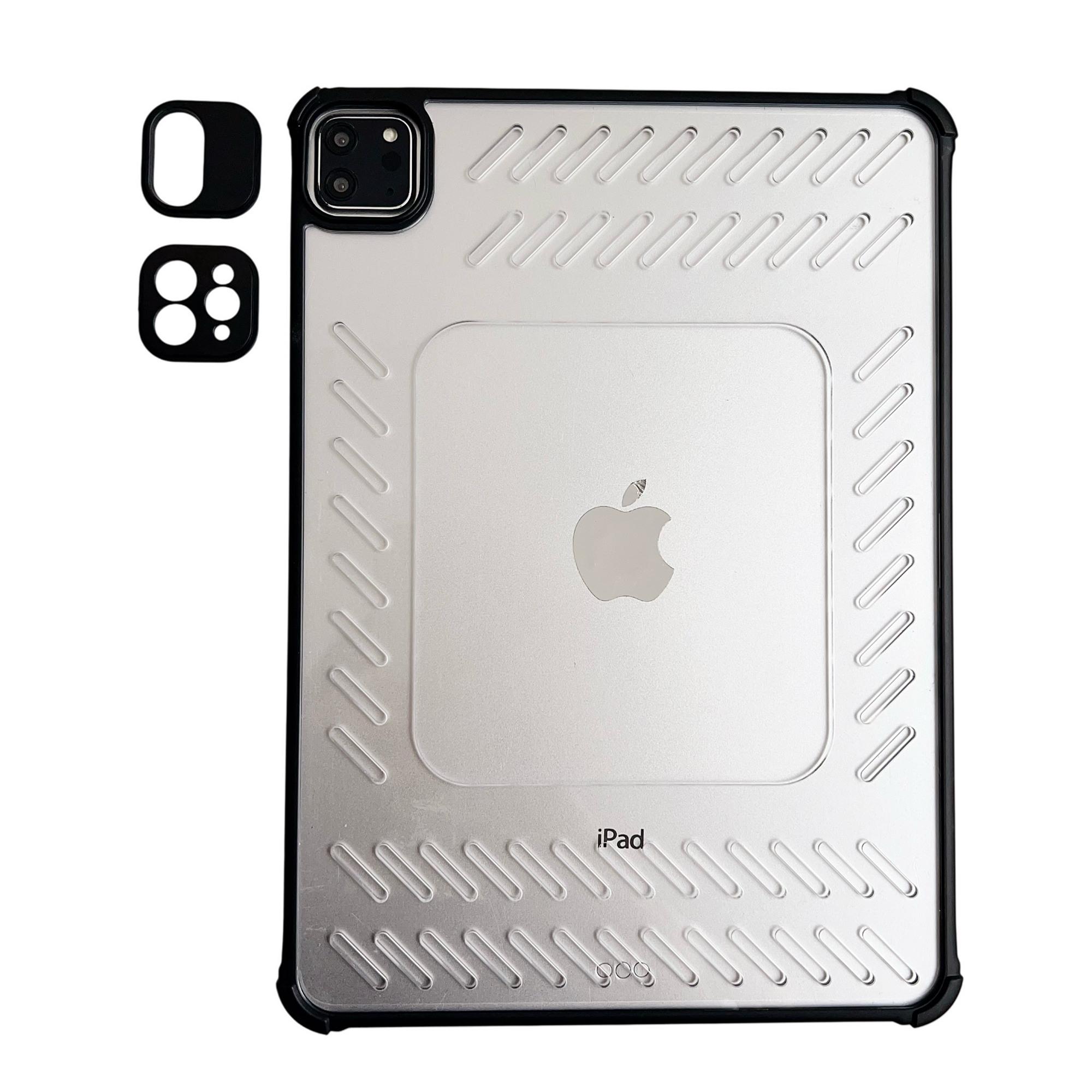 For iPad Air (2022)/(2020) Case Hollow Frameless Ventilated TPU Acrylic Clear Tablet Cover Black
For iPad Air (2022)/(2020) Case Hollow Frameless Ventilated TPU Acrylic Clear Tablet Cover Black