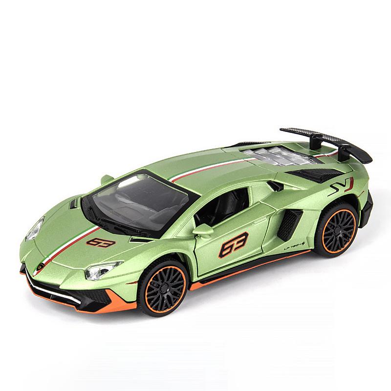 1:32 Lambor Aventador SVJ LP780-4 Sports Car Model Simulation Sound and Light Belt Base Collection Children s Toys Boys Gifts
1:32 Lambor Aventador SVJ LP780-4 Sports Car Model Simulation Sound and Light Belt Base Collection Children s Toys Boys Gifts