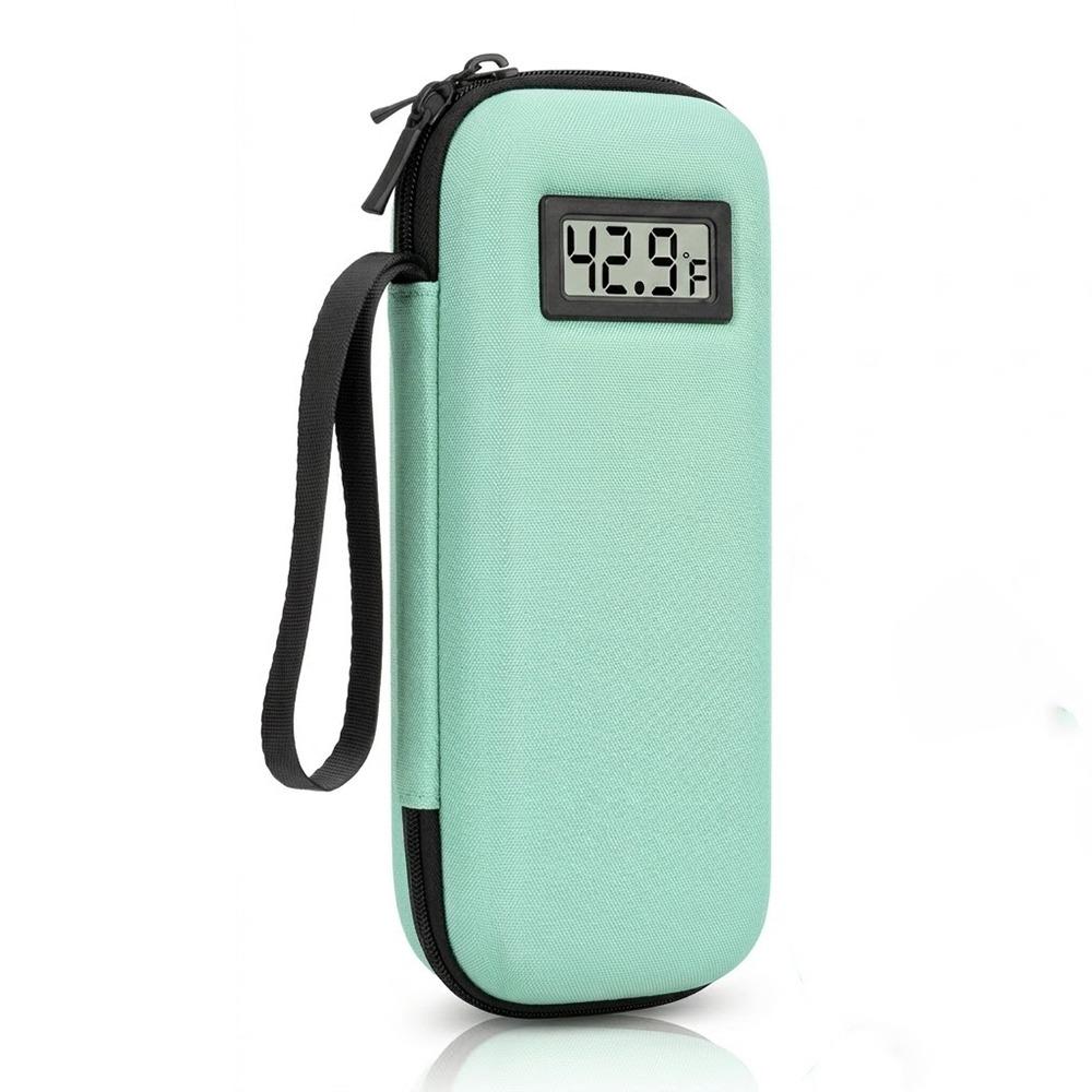 Thermal Insulated Insulin Vial Cooling Bag Waterproof Medicine Organizer Box for Home Office зелений
Thermal Insulated Insulin Vial Cooling Bag Waterproof Medicine Organizer Box for Home Office зелений