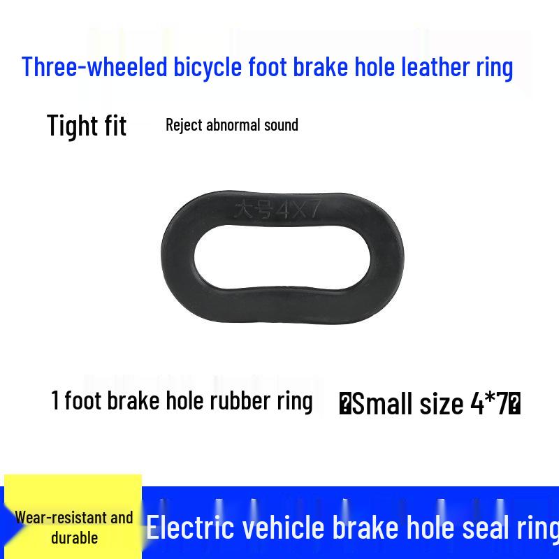 Noise-Reducing Seal Ring for Wuyang Electric Tricycle Brake Pedal, Thickened Rubber Sleeve
Noise-Reducing Seal Ring for Wuyang Electric Tricycle Brake Pedal, Thickened Rubber Sleeve