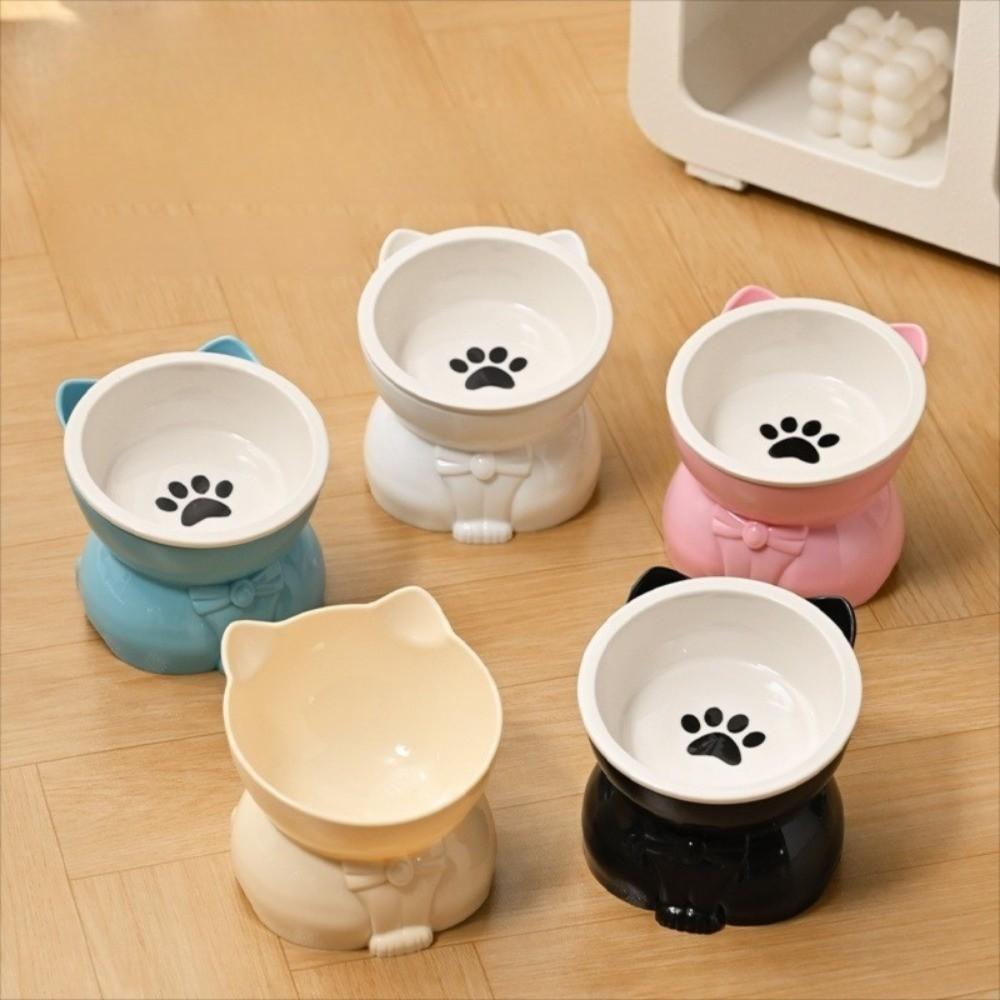 Non-slip Cat Food Bowl Ceramic Food Feeding Basin Cute Cat Water Bowl High Foot Bowl
Non-slip Cat Food Bowl Ceramic Food Feeding Basin Cute Cat Water Bowl High Foot Bowl
