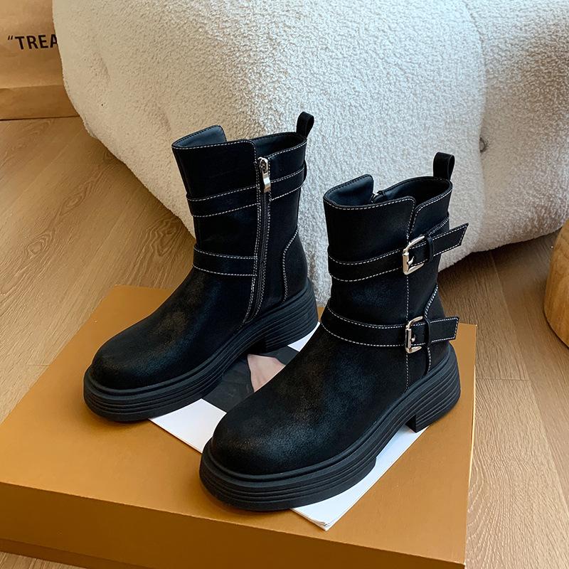 Martin boots women s retro platform boots women s short boots big tube circumference western style large size women s boots 45
Martin boots women s retro platform boots women s short boots big tube circumference western style large size women s boots 45