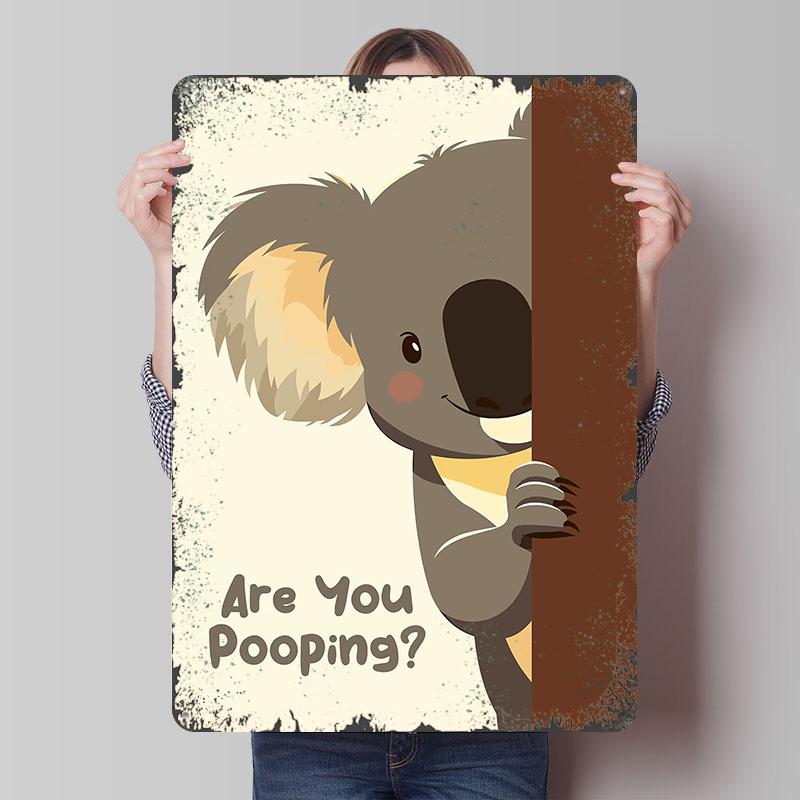 Cartoon Koala With Funny Question Tin Plaque Poster Customized Wall Art Retro Vintage Metal Signs for Man Cave Decoration Home 7.9x11.8In(20x30cm)
Cartoon Koala With Funny Question Tin Plaque Poster Customized Wall Art Retro Vintage Metal Signs for Man Cave Decoration Home 7.9x11.8In(20x30cm)