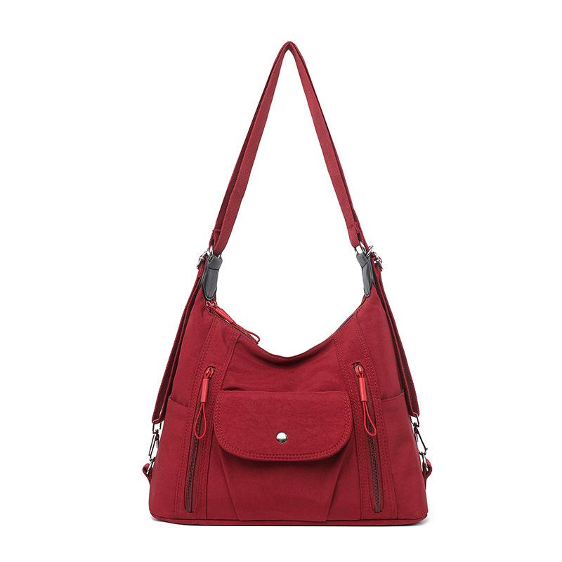 Trendy and large-capacity women s bags, new fashion and casual double shoulders, single shoulder crossbody three-purpose tote bag One size fits all бордовий
Trendy and large-capacity women s bags, new fashion and casual double shoulders, single shoulder crossbody three-purpose tote bag One size fits all бордовий