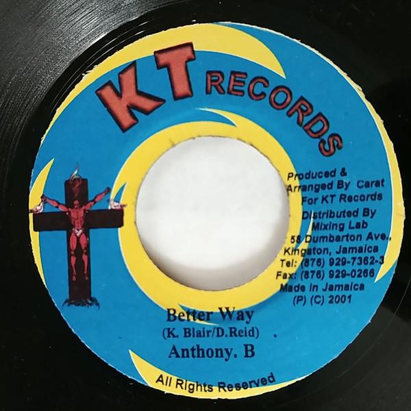 7inch Record ANTHONY B / MOZAM - Better Way / Reggae For Sure NONE KT Records 2001 Jamaica Reggae, Ska & Dub Used
7inch Record ANTHONY B / MOZAM - Better Way / Reggae For Sure NONE KT Records 2001 Jamaica Reggae, Ska & Dub Used