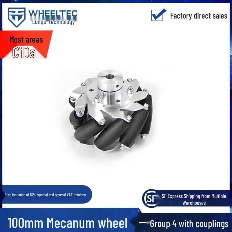 100mm Mecanum Wheel Clamp-on Coupler for Smart Carts - High Quality DIY Accessory 10mm Clamp-on 4 Mecanum Wheels
100mm Mecanum Wheel Clamp-on Coupler for Smart Carts - High Quality DIY Accessory 10mm Clamp-on 4 Mecanum Wheels