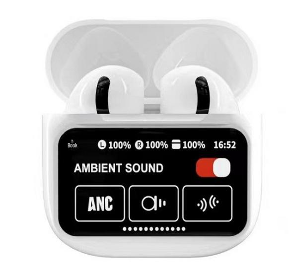 Bluetooth-навушники A9 PRO: ENC, інтелектуальний кольоровий екран, шумопоглинання ANC, тривалий термін служби батареї. A11Pro/White-Jie Li Chip білий
Bluetooth-навушники A9 PRO: ENC, інтелектуальний кольоровий екран, шумопоглинання ANC, тривалий термін служби батареї. A11Pro/White-Jie Li Chip білий