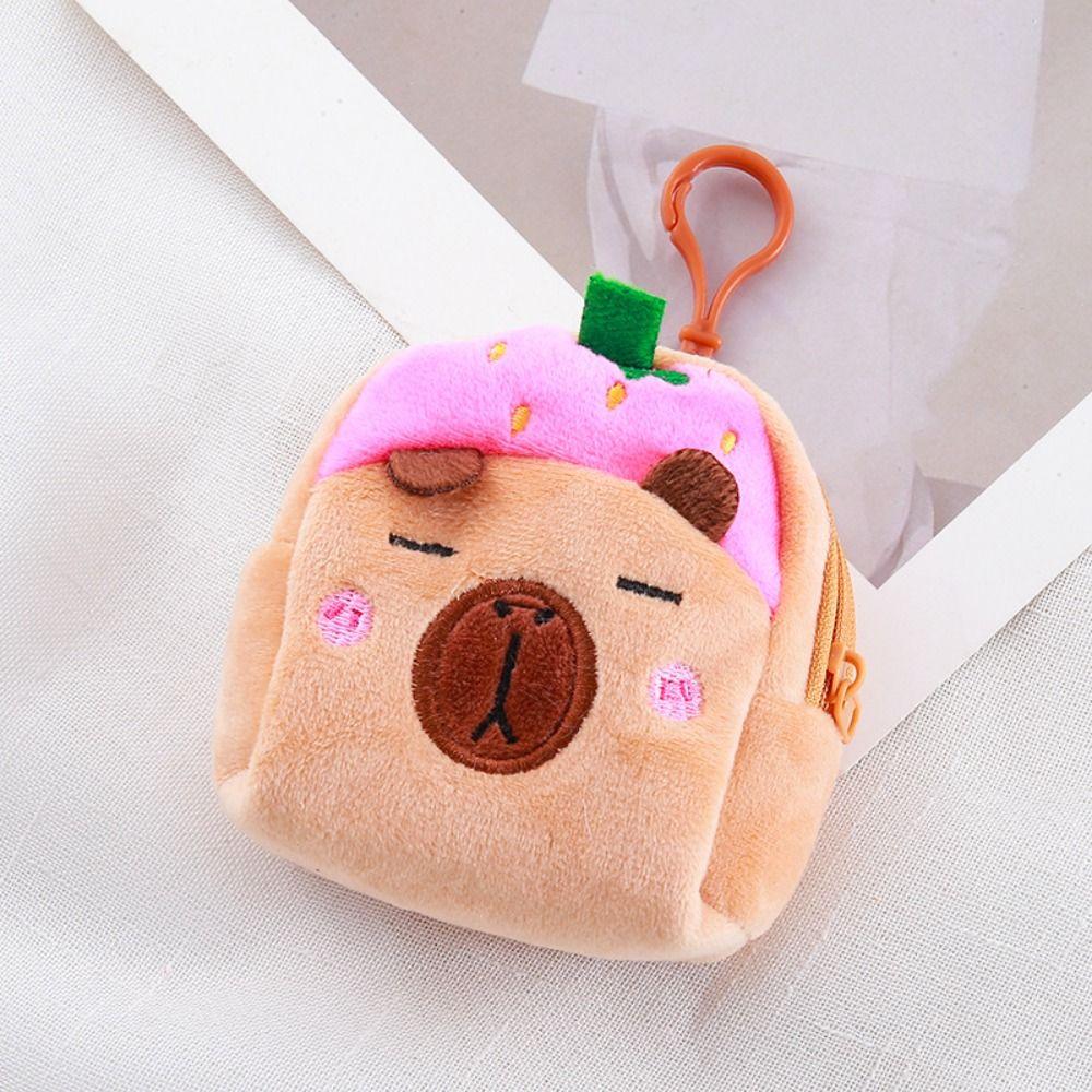 Cartoon Animal Capybara Plush Coin Purse Pineapple Coin Holder Hangings Ornaments style1
Cartoon Animal Capybara Plush Coin Purse Pineapple Coin Holder Hangings Ornaments style1