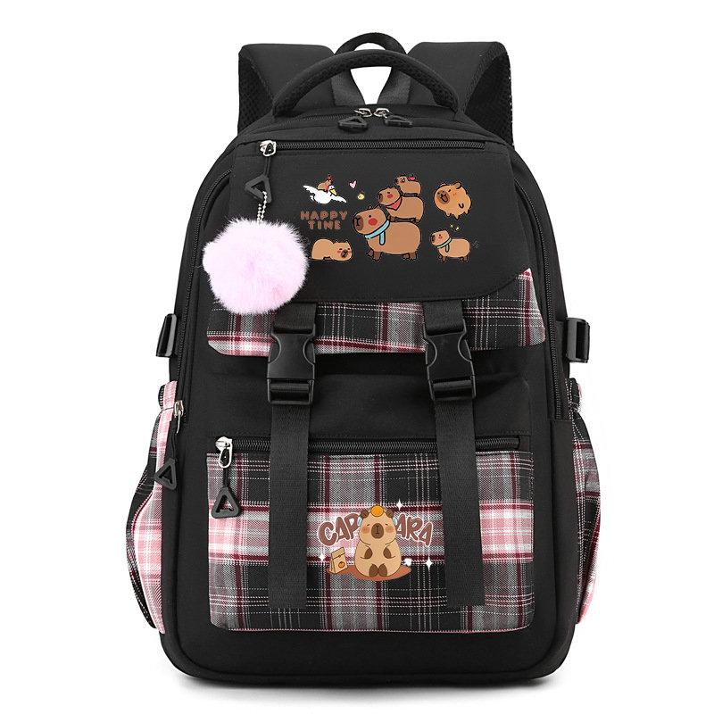 Kawaii Capybara Backpack for Girls Boys Women Anime Printed Bookbag Bag Student Teenager Children Knapsack Schoolbag Rucksack чёрный
Kawaii Capybara Backpack for Girls Boys Women Anime Printed Bookbag Bag Student Teenager Children Knapsack Schoolbag Rucksack чёрный